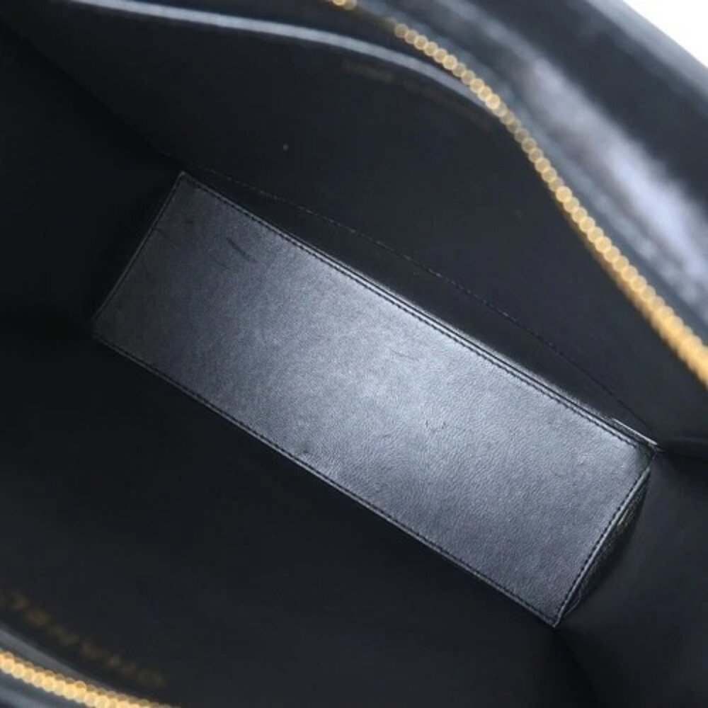 Chanel Black Lambskin Tote Bag 136112 - Picture 8 of 11